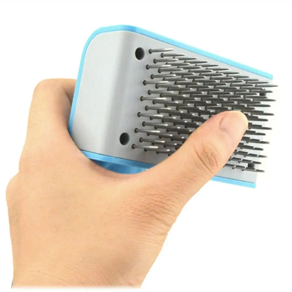 Dog Self Cleaning Needle Comb Professional Automatic Pet Grooming Brush Multi-purpose Puppy Cat Hair Removal Beauty Massage Tool